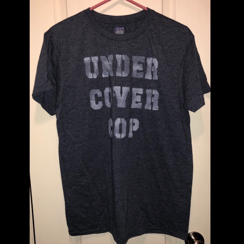 “Under Cover Cop” tee / blue